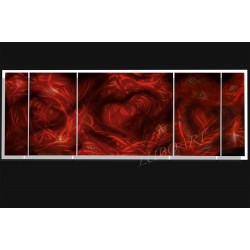 Burning Heart - 124" x 48"  