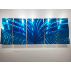 Blue Wings - 64" x 24"  Blue Wings - 64" x 24"