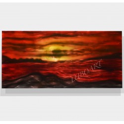 The Golden Planet - 48" x 24"  