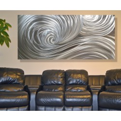 Silver Ocean Dance 70" x 36"