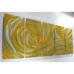 Golden Ocean Dance - 64" x 24" 