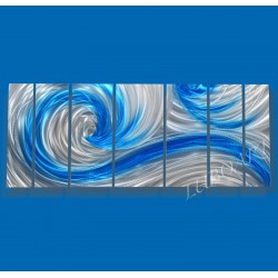 Icy Ocean Dance - 66" x 24"   Icy Ocean Dance - 66" x 24"