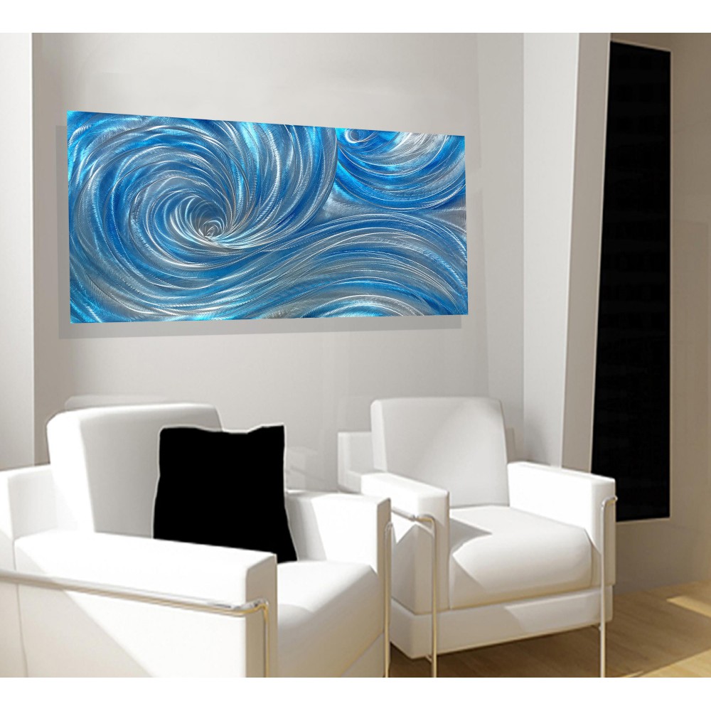 Icy Ocean Dance - 70" x 36"  