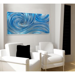 Icy Ocean Dance - 70" x 36"   Icy Ocean Dance - 70" x 36"