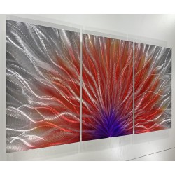 Fire Caresses - 62" x 24"   Fire Caresses - 62" x 24"