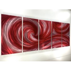 Hot Ocean Dance - 64" x 24" 