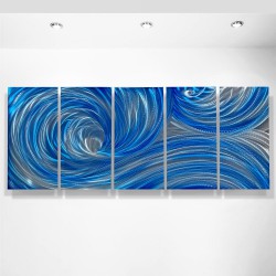 Icy Ocean Dance 64" x 24"  Icy Ocean Dance 64" x 24"