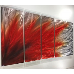 Running Fire - 64" x 24"   Running Fire - 64" x 24"